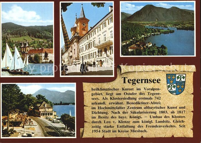 Tegernsee Bayern Stadtansicht