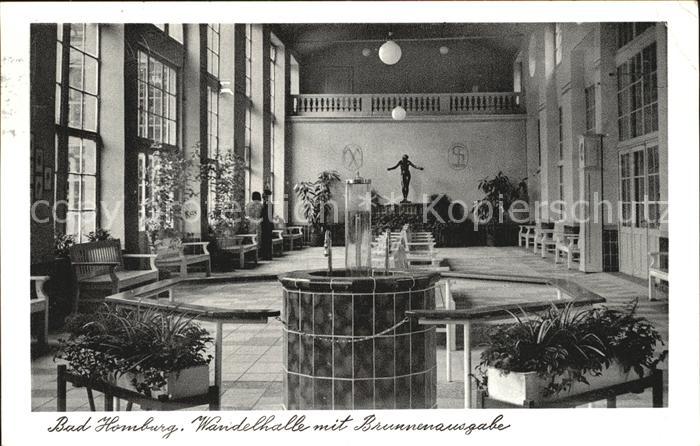 Bad Homburg Wandelhalle mit Brunnen