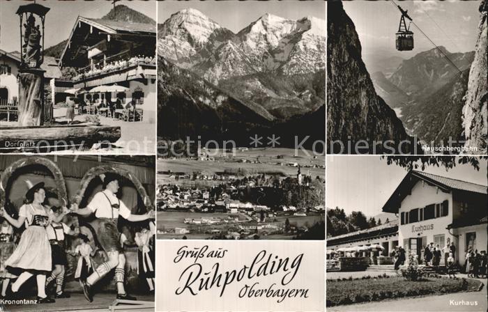 Ruhpolding Bayern Rauschbergbahn Kronentanz Kurhaus