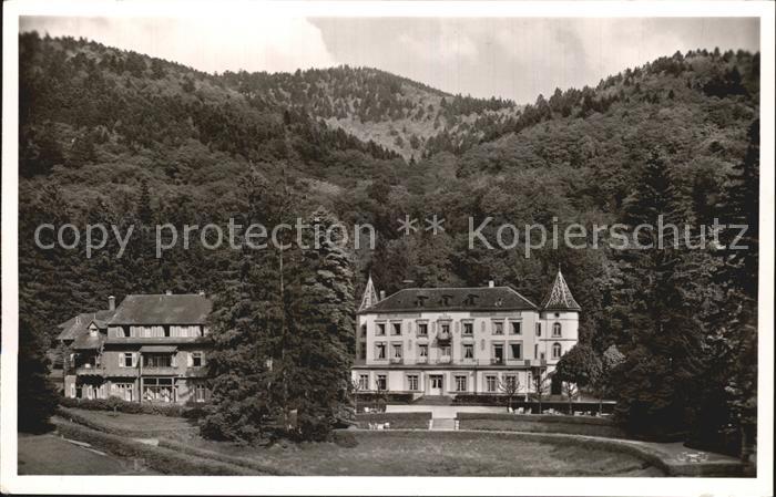 BADENWEILER BW Sanatorium Schloss Hausbaden