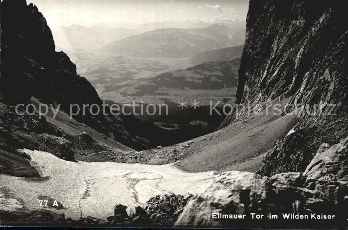 Wilder Kaiser Ellmauer Tor