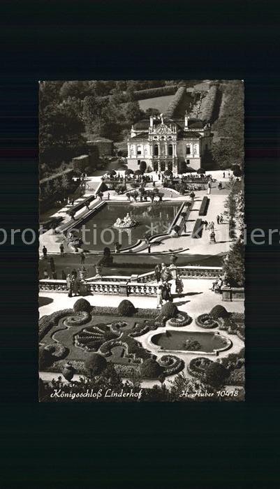 GARMISCH-PARTENKIRCHEN Bayern Fliegeraufnahme Koenigsschlotss Linderhof