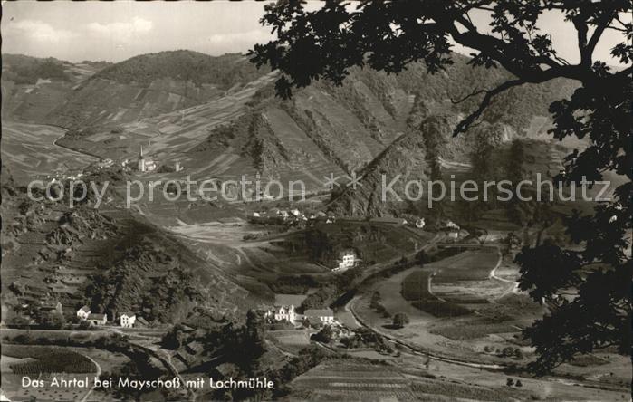 Mayschoss Ahrtal mit Lochmuehle