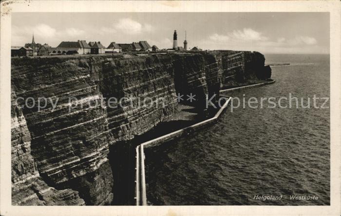 HELGOLAND Insel Schleswig-Holstein Westkueste