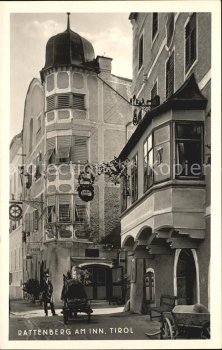 Rattenberg Inn Strassenpartie