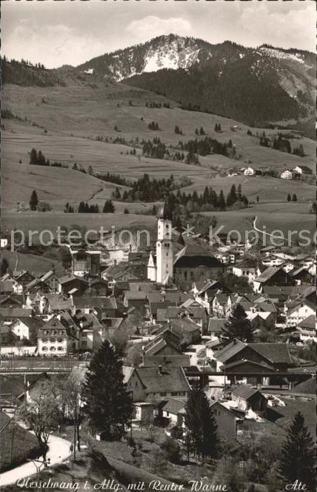 Nesselwang Allgaeu Bayern mit Reuter Wanne