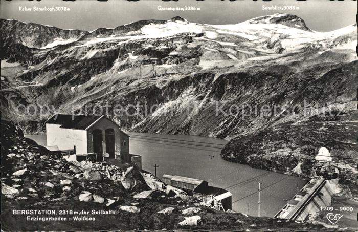 Uttendorf Salzburg Bergstation Enzingerboden mit Weisssee