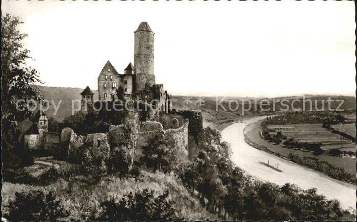 Burg Hornberg Burg des Ritters Goetz von Berlichingen Neckarpartie