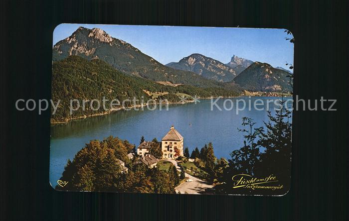 Fuschl See Salzkammergut mit Schloss Fuschl