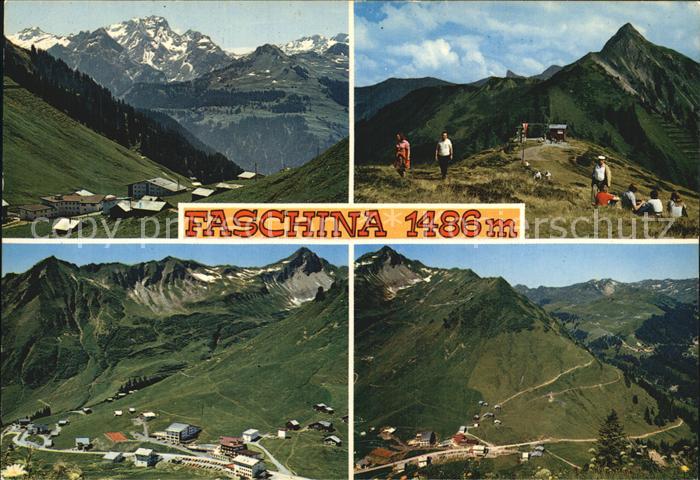 Faschina Grosses Walsertal Fliegeraufnahme