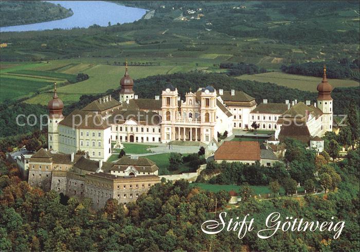 Stift Goettweig Fliegeraufnahme Beneditkinerstift