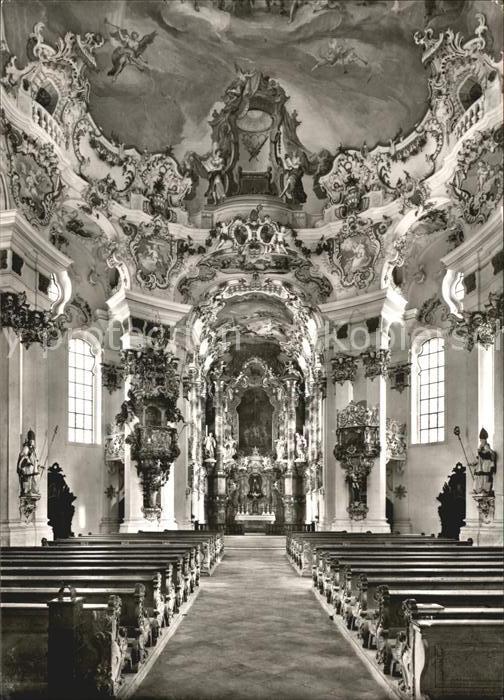 Bad Kohlgrub Die Wies Wallfahrtskirche innen