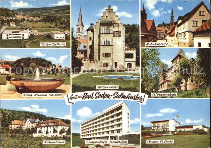 Bad Soden-Salmuenster St. Vinkenzhaus Huettenschloss Kurmittelhaus