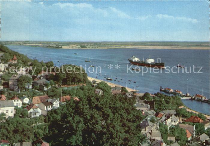 Blankenese Hamburg Blick vom Suellberg