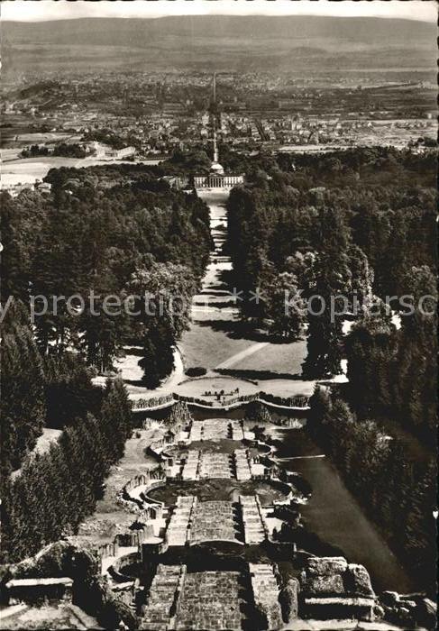 KAssEL  CITY Fliegeraufnahme Wilhelmshoehe