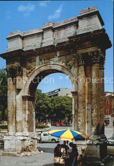 Pola Pula Croatia Arc de Triomphe