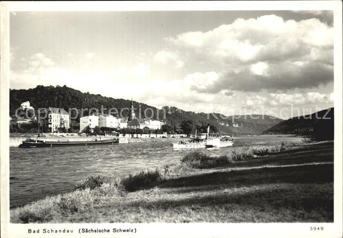 Bad Schandau Flusspartie Elbe