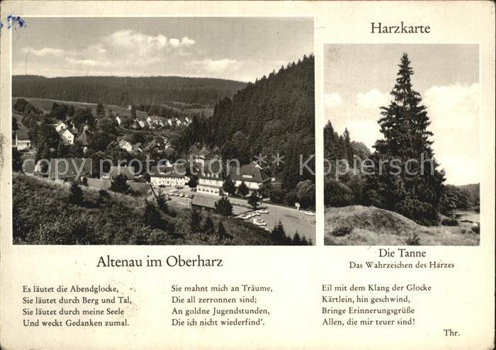 Altenau Harz mit Gedicht