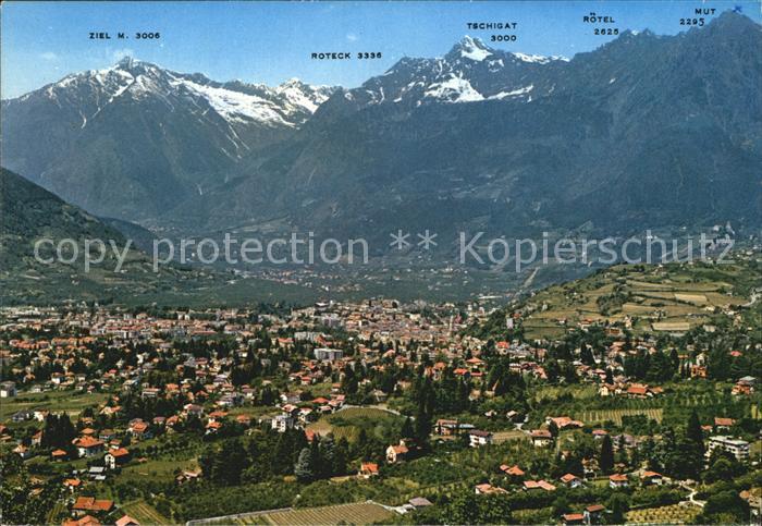 Merano Meran Fliegeraufnahme