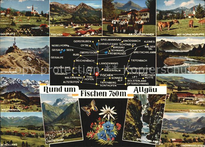 Fischen Allgaeu Golfplatz Nebelhonrn Illerpartie  Schoelland