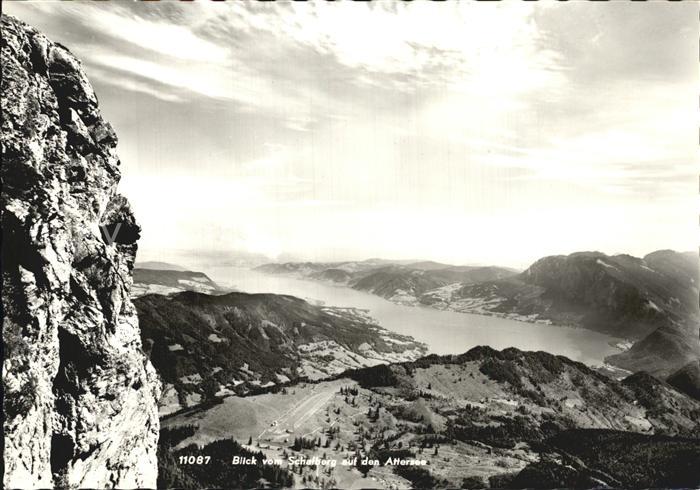 Attersee Blick vom Schafberg