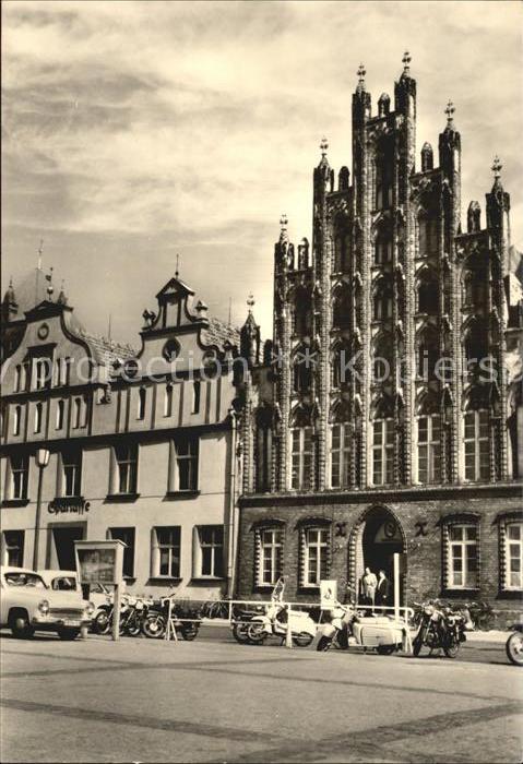 Greifswald Mecklenburg Vorpommern Historische Giebelhaeuser