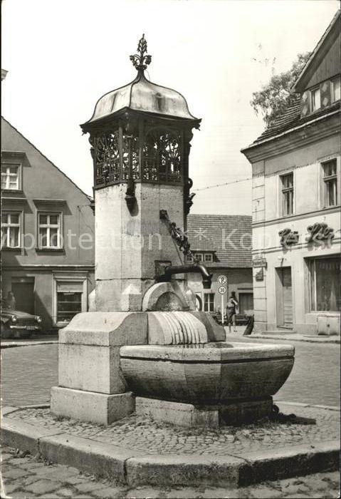 Buckow Maerkische Schweiz Marktbrunnen