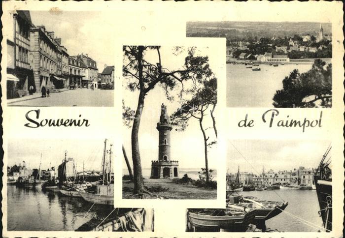 Paimpol Hafen und Strassenpartie