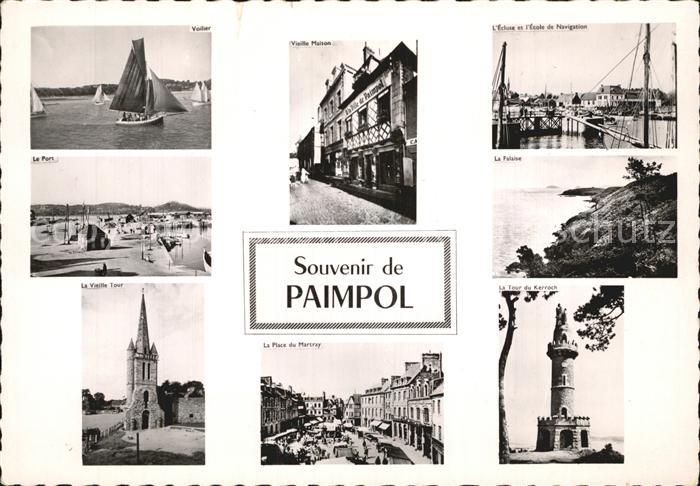 Paimpol Hafen Leuchtturm Kirche