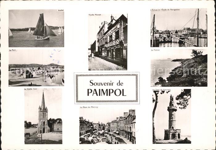 Paimpol Hafen Leuchtturm Kirche