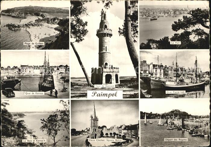 Paimpol Leuchtturm Hafen