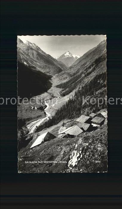 Tirol Region Gaislach Ventertal
