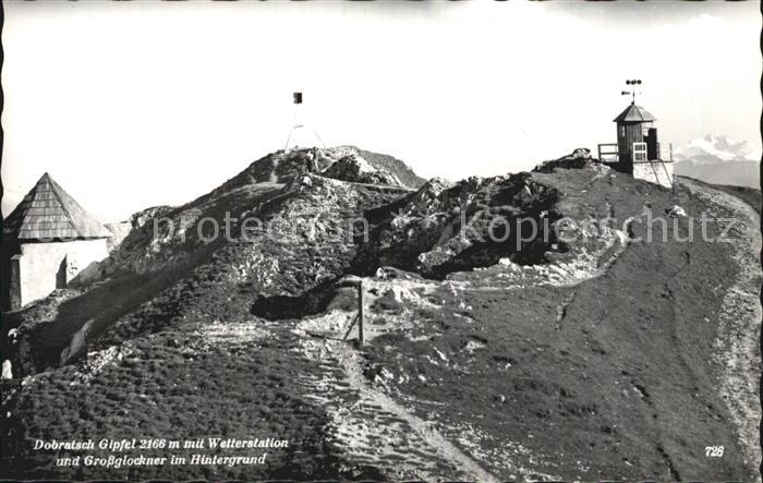 Dobratsch Kaernten Gipfel Wetterstation Grossglockner