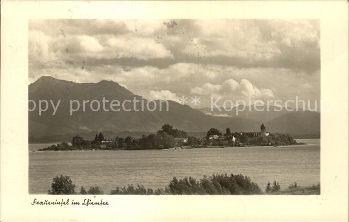 Fraueninsel Chiemsee Schloss Berge