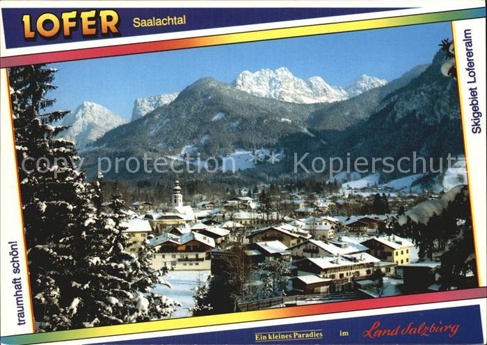 Lofer Saalachtal Lofereralm Wintermaerchen Reiteralp