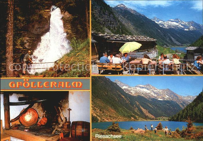 Steiermark Schladminger Tauern Gfoelleralm Riesachsee Wasserfall