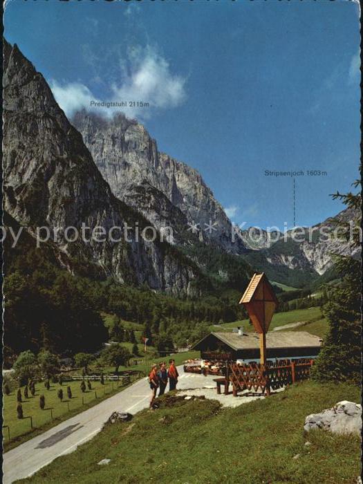 Wilder Kaiser Alpengasthof Fischbachalm Kaiserbachtal