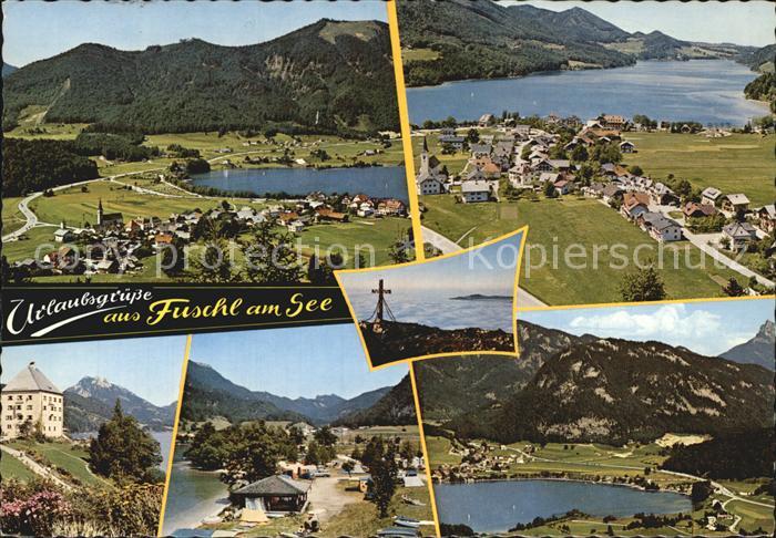 Fuschl See Salzkammergut Ferienort Badeort See Ortsansichten