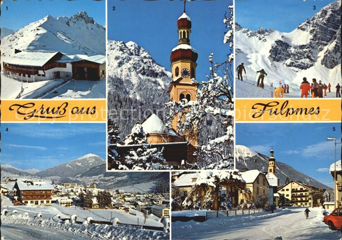 Fulpmes Tirol Winterlandschaft Schlick Schizentrum Pfarrkirche Vitus