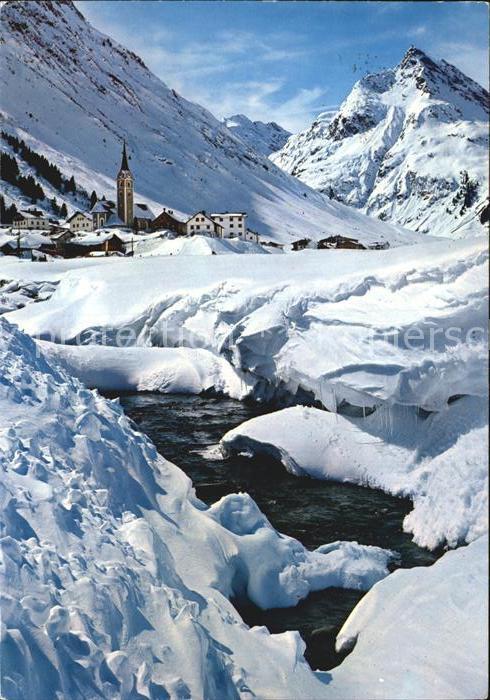 Galtuer Tirol Paznauntal Winterlandschaft