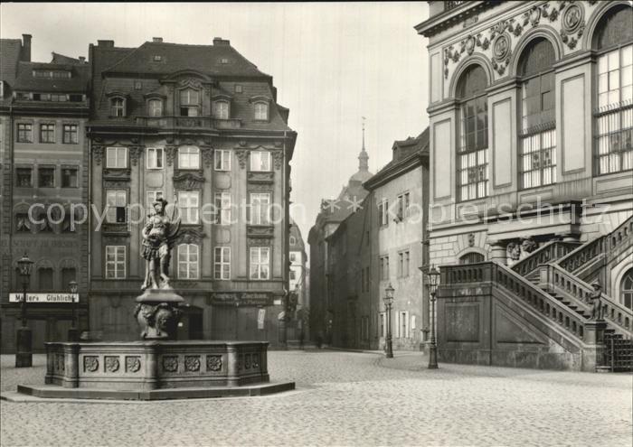 DRESDEN Elbe Judenhof Friedensbrunnen