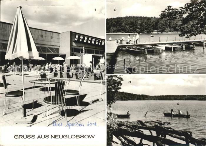 Neuglobsow Stechlinsee Bootsanlegestelle FDGB Erholungsheim