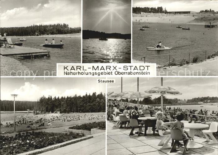 Chemnitz Karl Marx Stadt Naherholungsgebiet Oberrabenstein Stausee