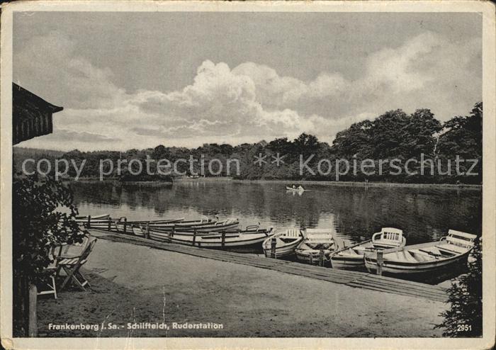 Frankenberg Sachsen Schilfteich Ruderstation