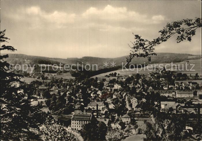 Bockau Erzgebirgskreis Floehatal Ortsansicht