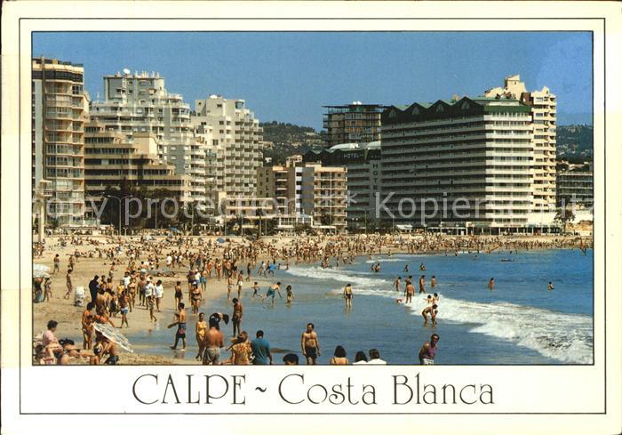 Calpe Costa Blanca Strand