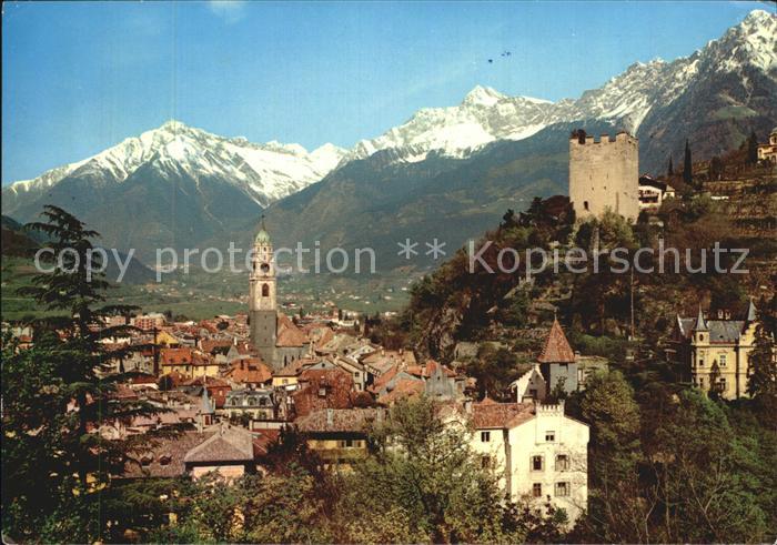 Merano Meran Panorama Burggrafenamt Burg