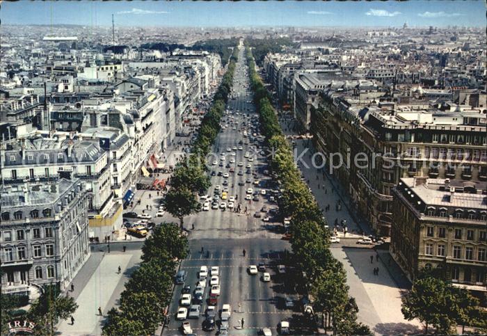 Paris Perspektive Champs Elysees