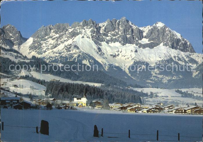 Reith Kitzbuehel Wilder Kaiser Tirol Winter