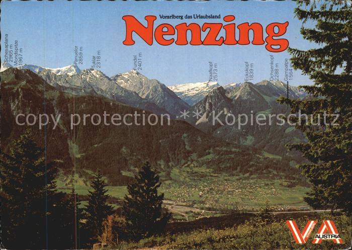 Nenzing Vorarlberg Winterparadies Panorama